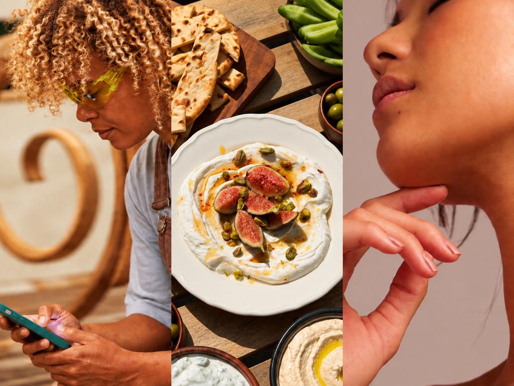 Brand photography from three of our Contentful clients: Shine, Deli Kitchen and Ever/Body